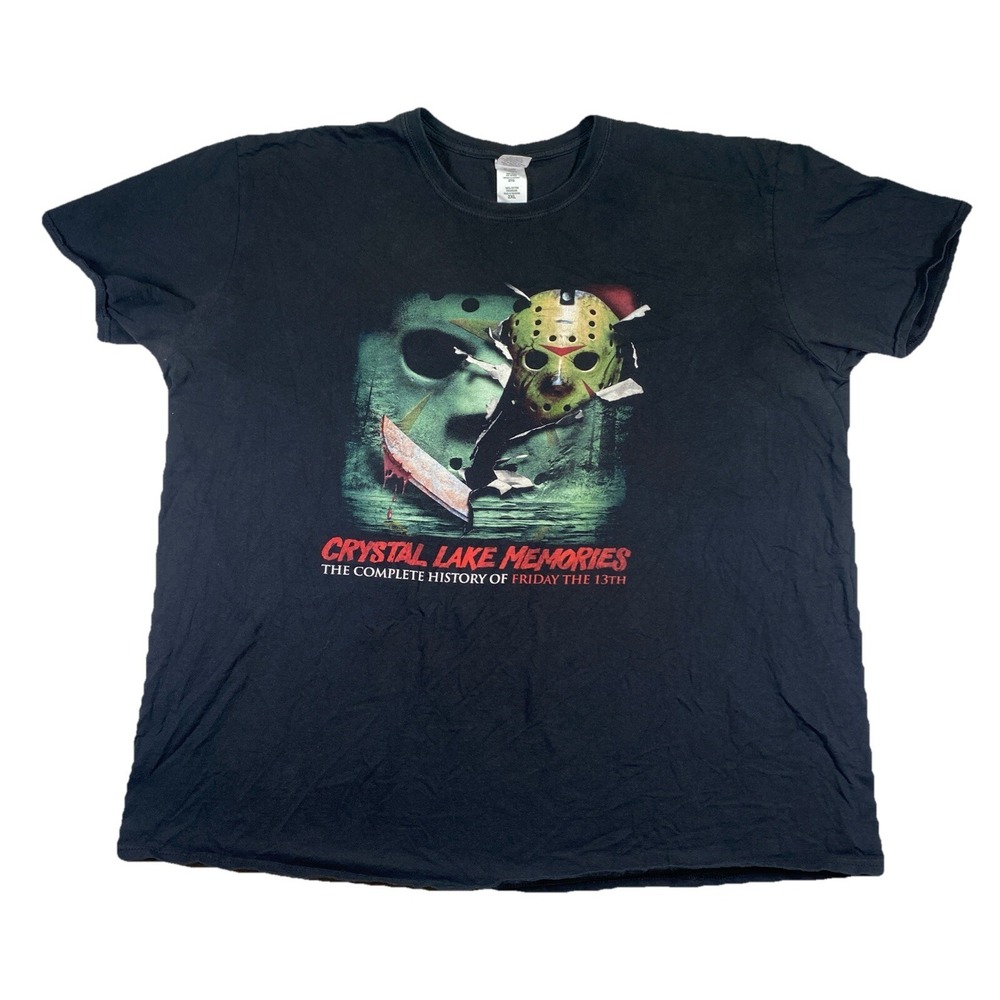Friday The 13th Men's 2XL T-Shirt Crystal Lake Memories Promo Jason